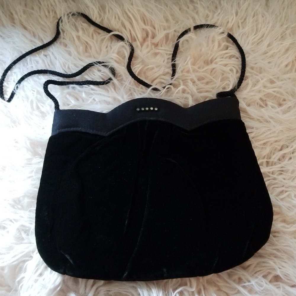Velvet Black Bag